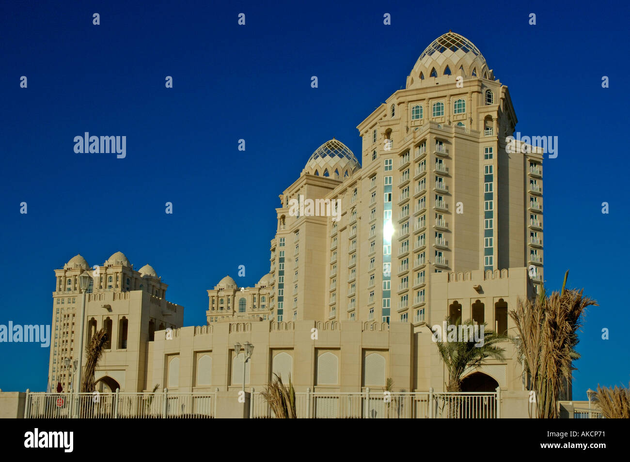 West Bay Center Doha Qatar Stock Photo