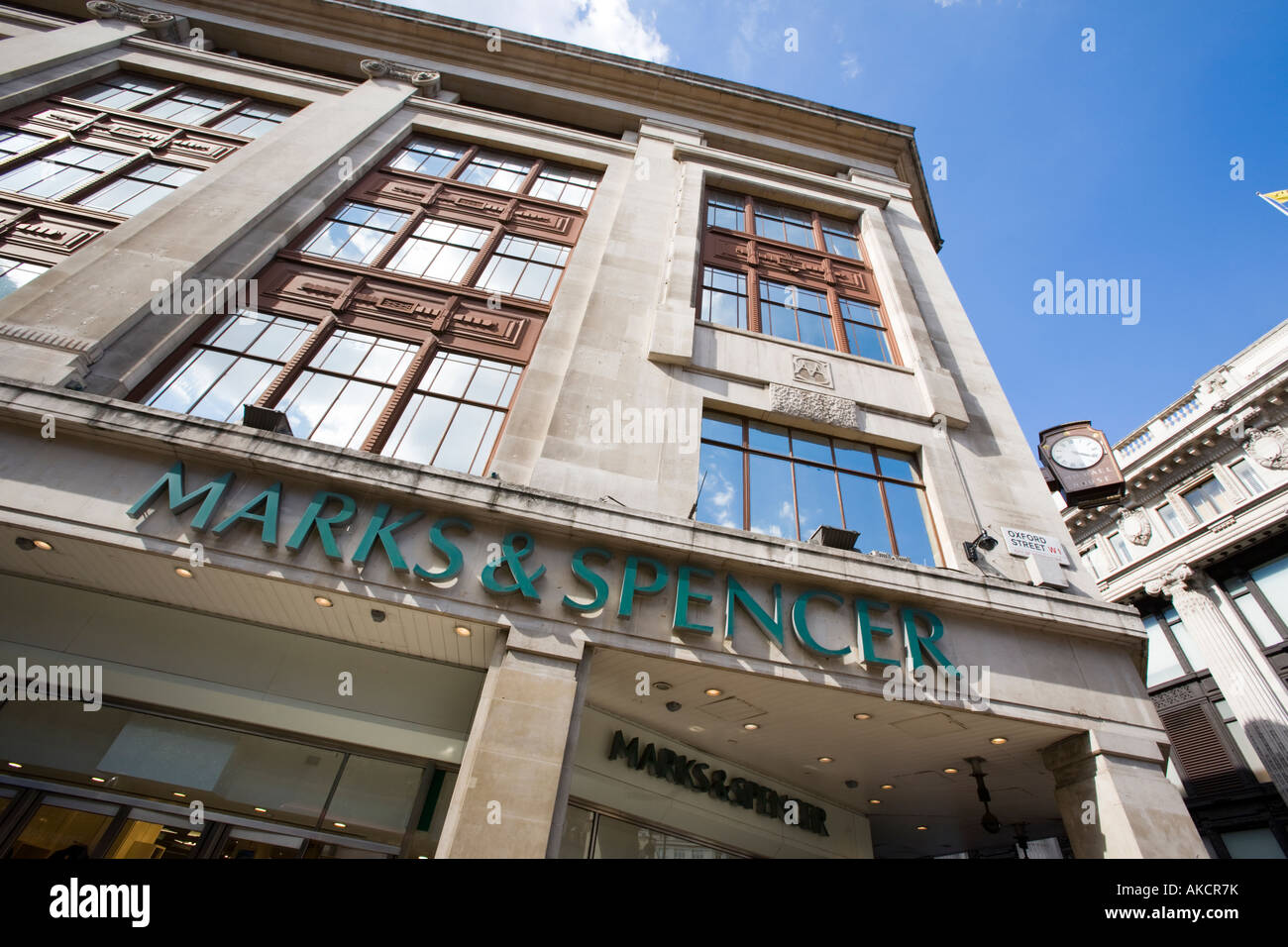 Marks and Spencers' flagship store. Michael House, Oxford Street
