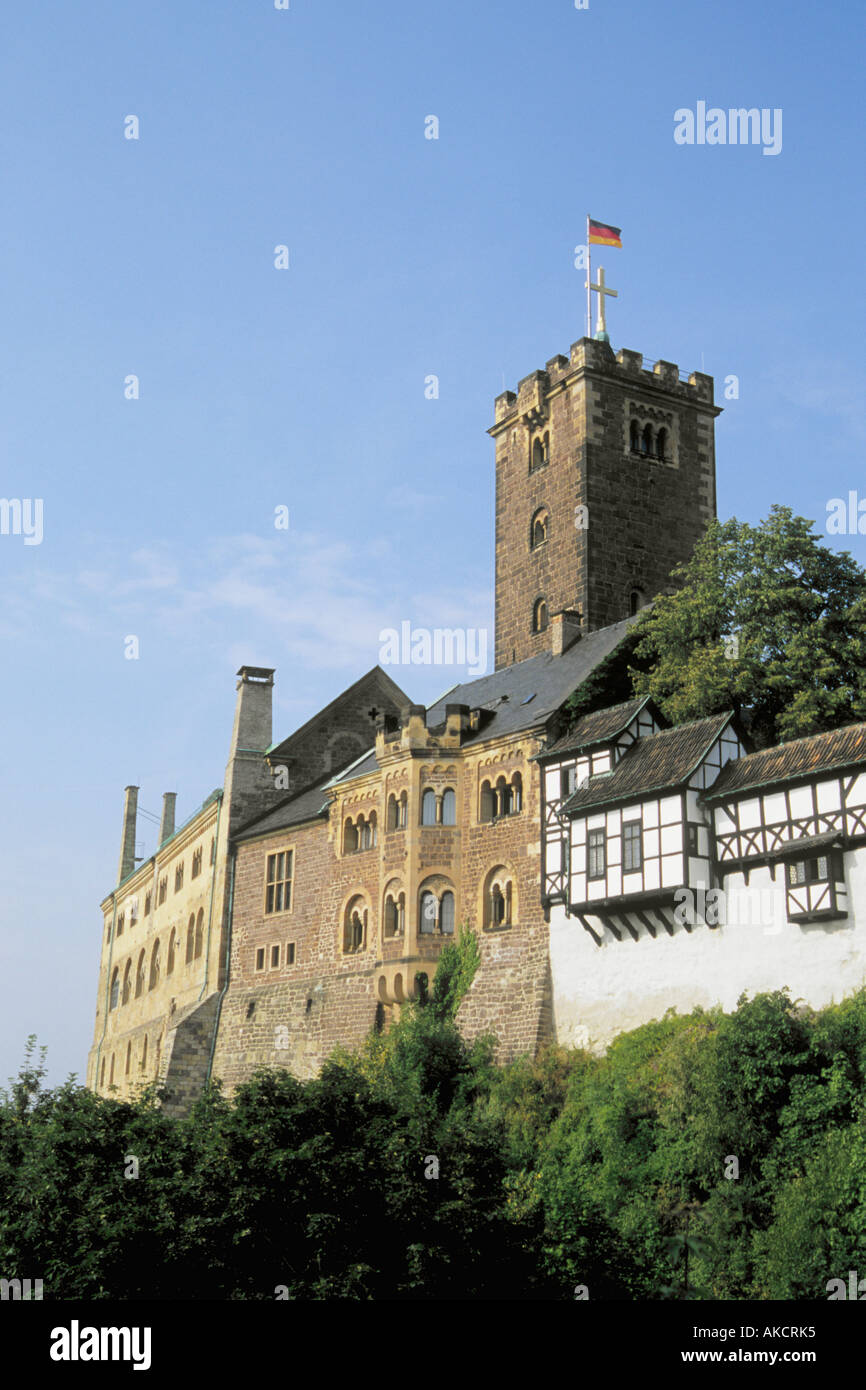 Germany Thuringia Eisenach Wartburg Fortress Stock Photo - Alamy