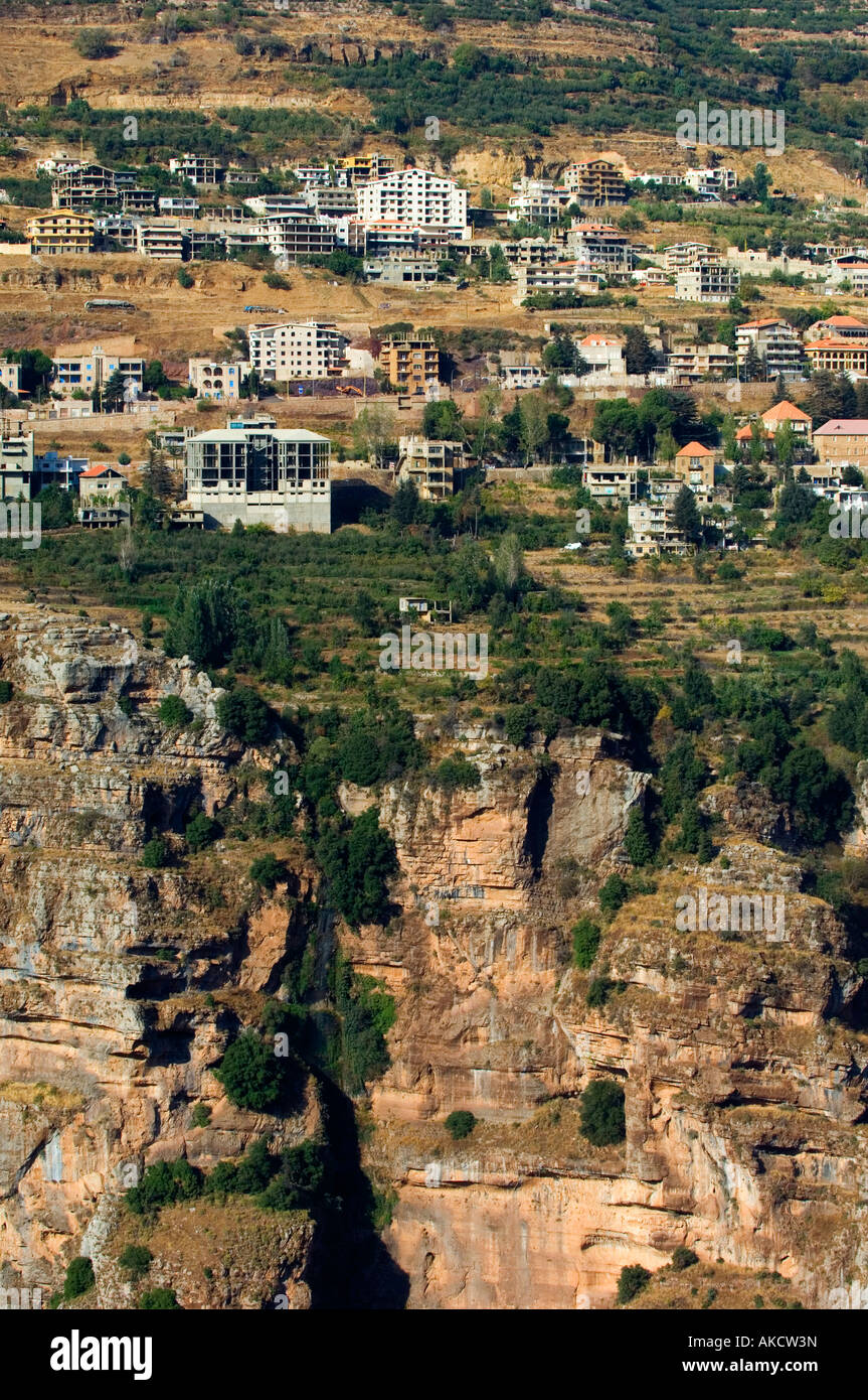 Buildings in Ehden Zgharta Lebanon Middle East Stock Photo Alamy