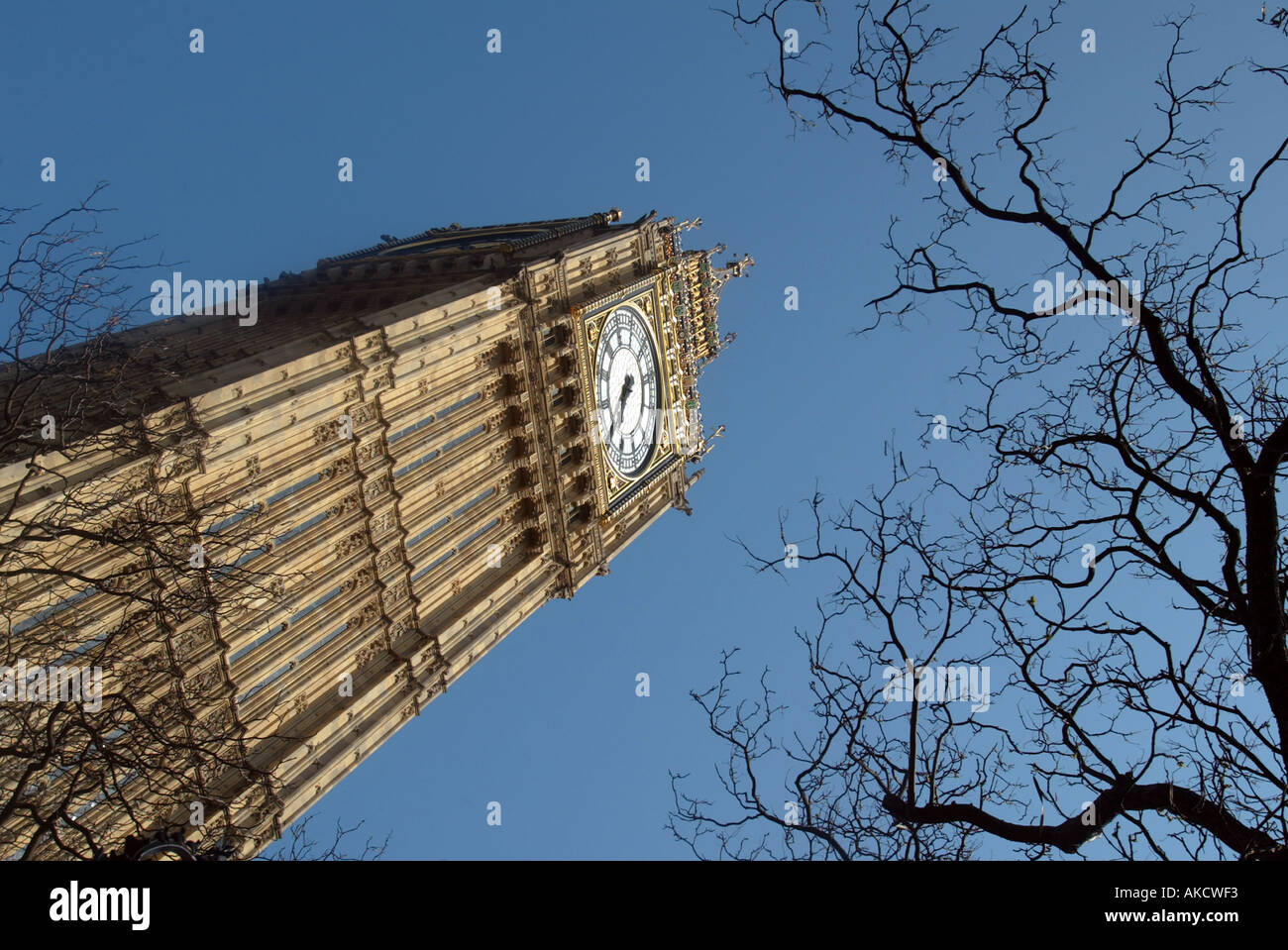 Londons Big Ben at the Palace of Westminster Stock Photo