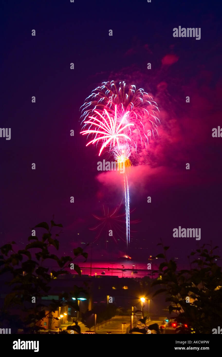 Everett Fireworks 6 Stock Photo Alamy
