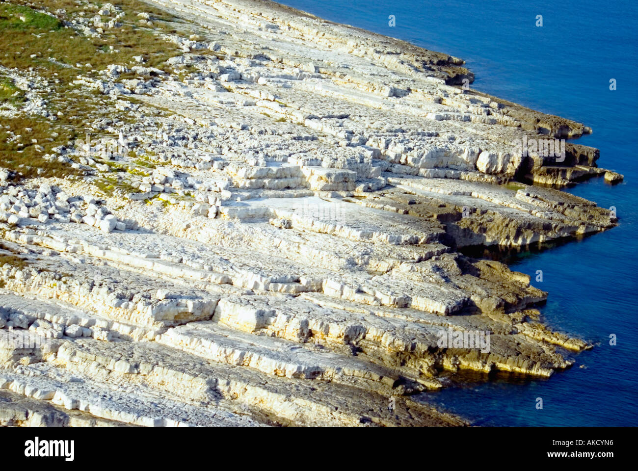 Croatia, Istra peninsula, elevated view Stock Photo