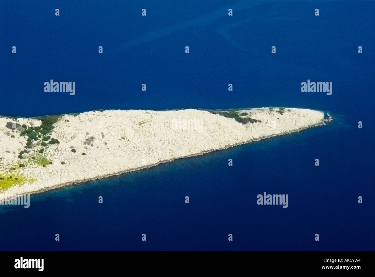 Croatia, Dugi Otok and Kornati islands, aerial view Stock Photo