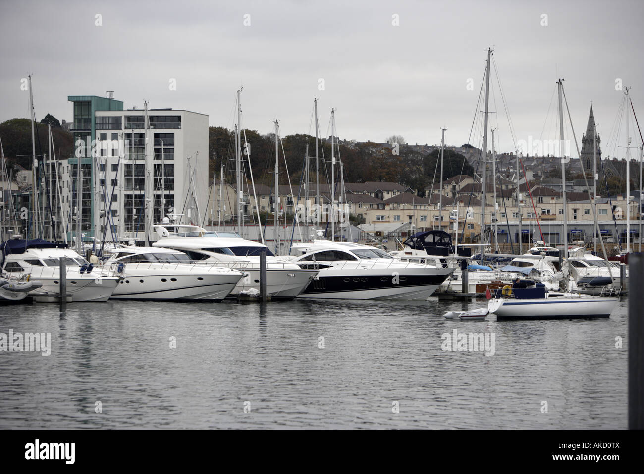 Plymouth Marine Harbour Stock Photo Alamy