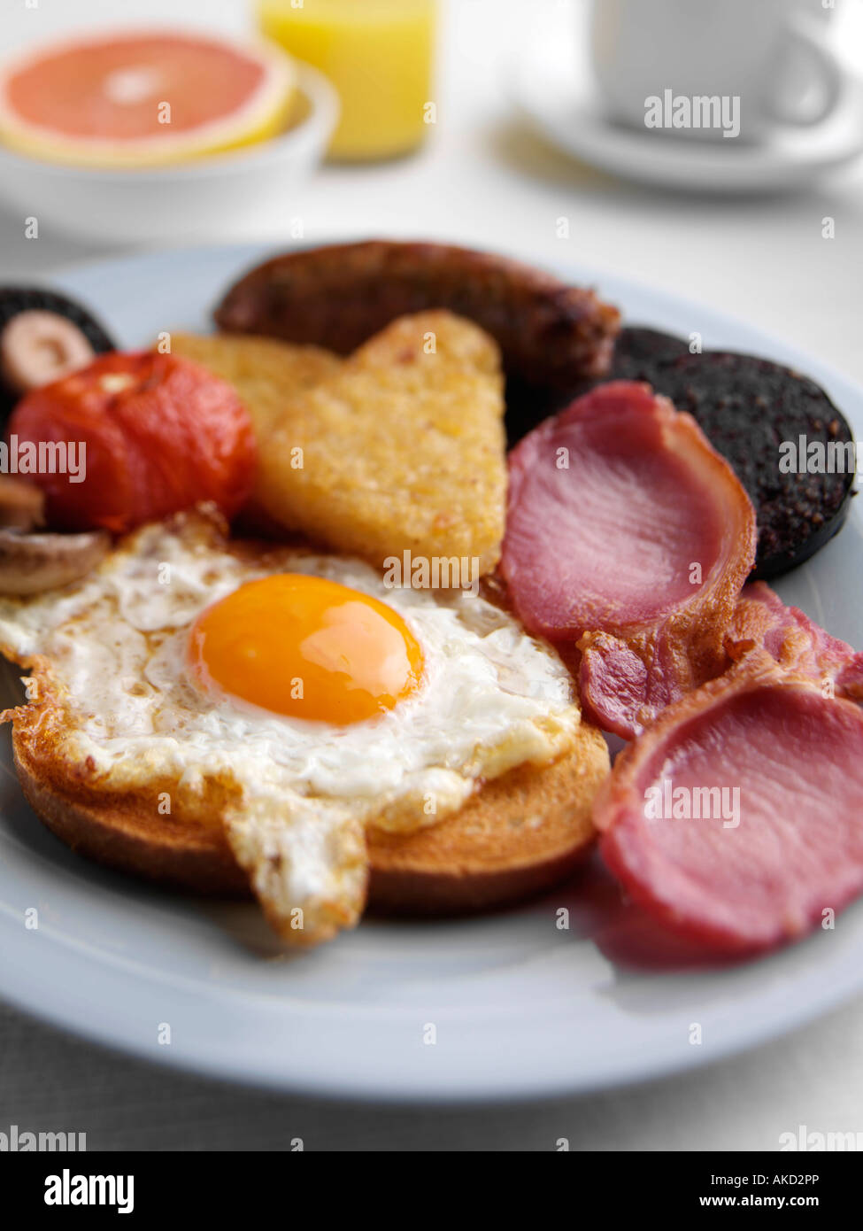 A full cooked English breakfast editorial food Stock Photo - Alamy