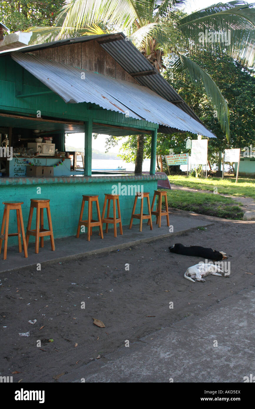 Tortuguero town in eastern Costa Rica on the Caribbean coast Stock ...