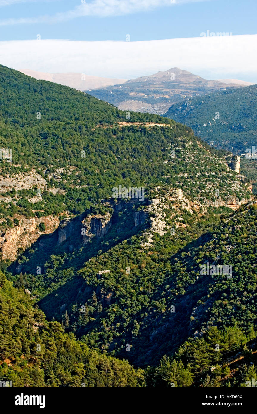 Chain of mountains in Lebanon Middle East Asia Stock Photo Alamy