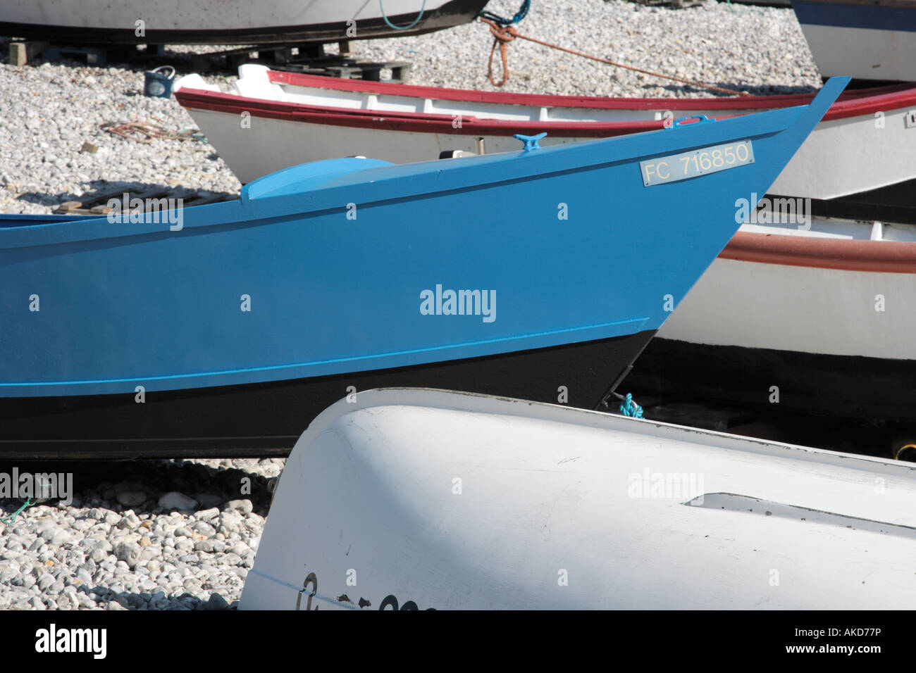 Boats located near Etretat France in Normandy Stock Photo - Alamy