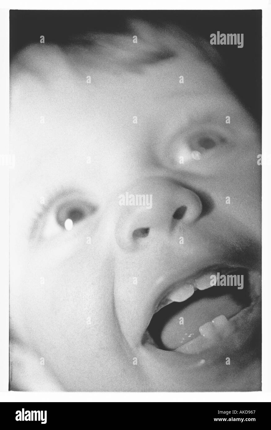 BOY BABY FACE SMILING CLOSEUP 1 Part of series Stock Photo
