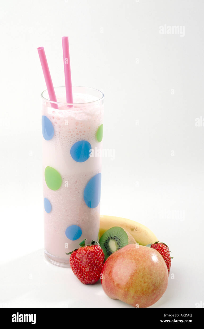 Fruit and Beverage Stock Photo