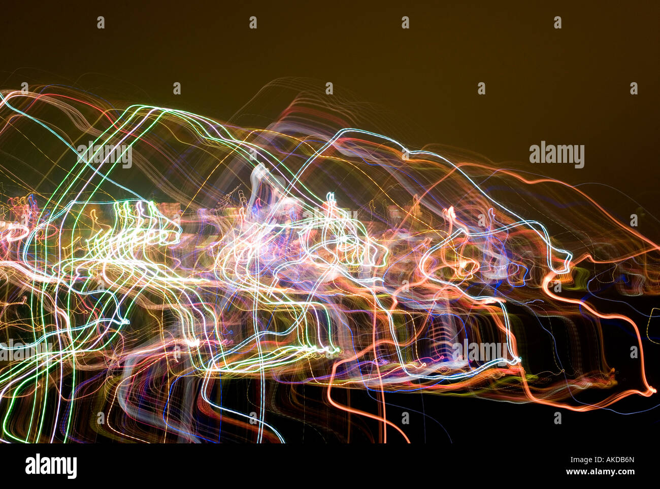 Abstract night lights hi-res stock photography and images - Alamy