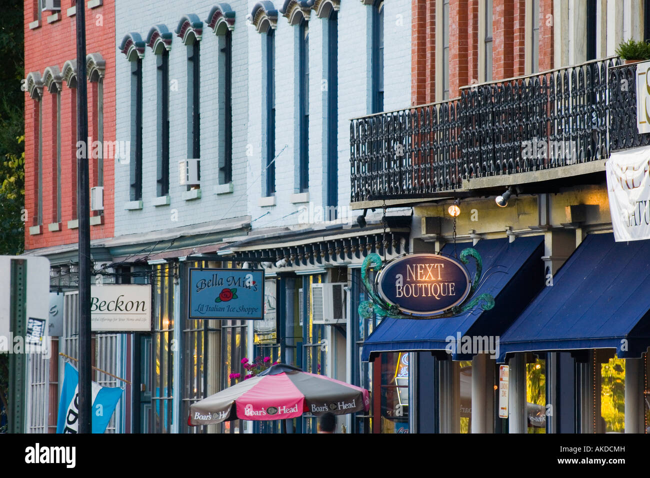 Rondout District Kingston New York Stock Photo Alamy