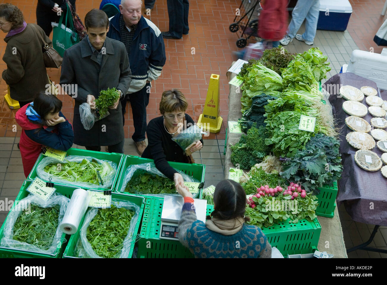 Troy New York farmers market open year round in Uncle Sam atrium Stock Photo Alamy