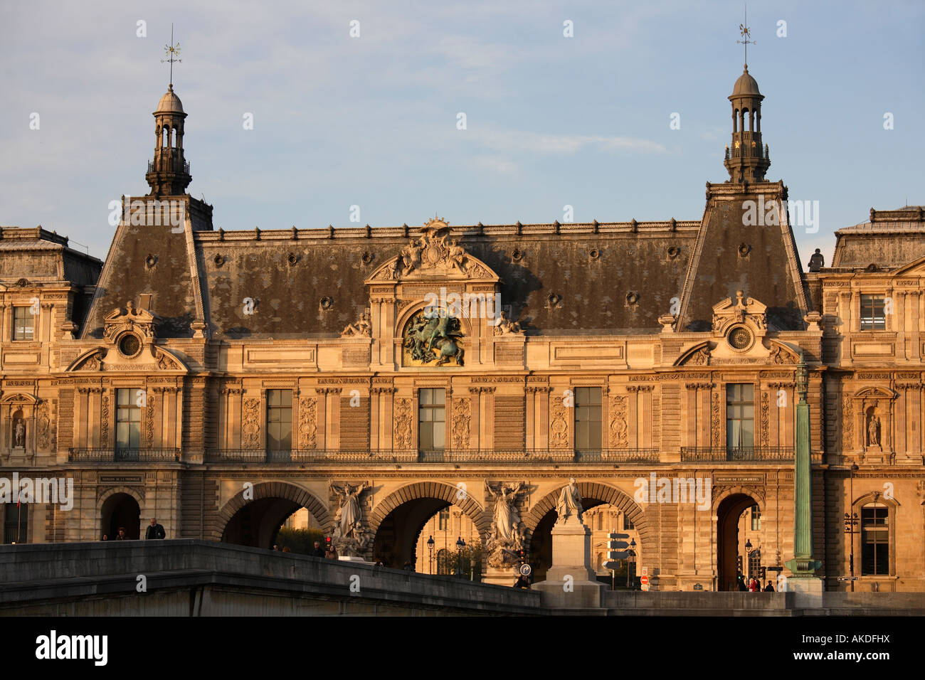 France Paris Le Louvre palace museum Stock Photo