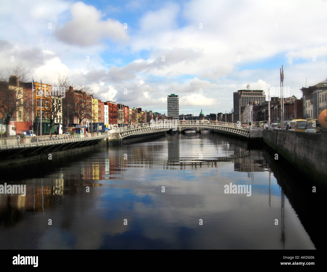 The millennium bridge dublin hi-res stock photography and images - Alamy