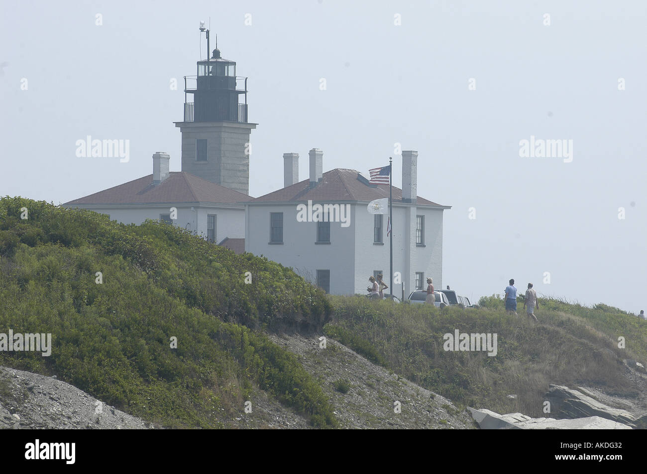 Beaver Tail Lighthouse State Park Jamestown Block Island Sound Atlantic