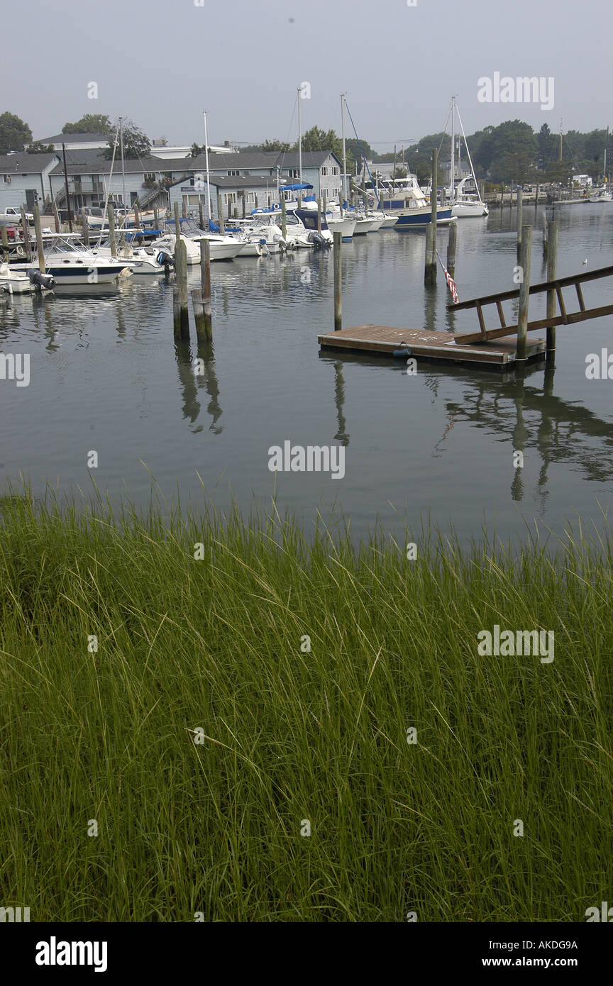 Historical main street Wickford North Kingstown Block Island Sound