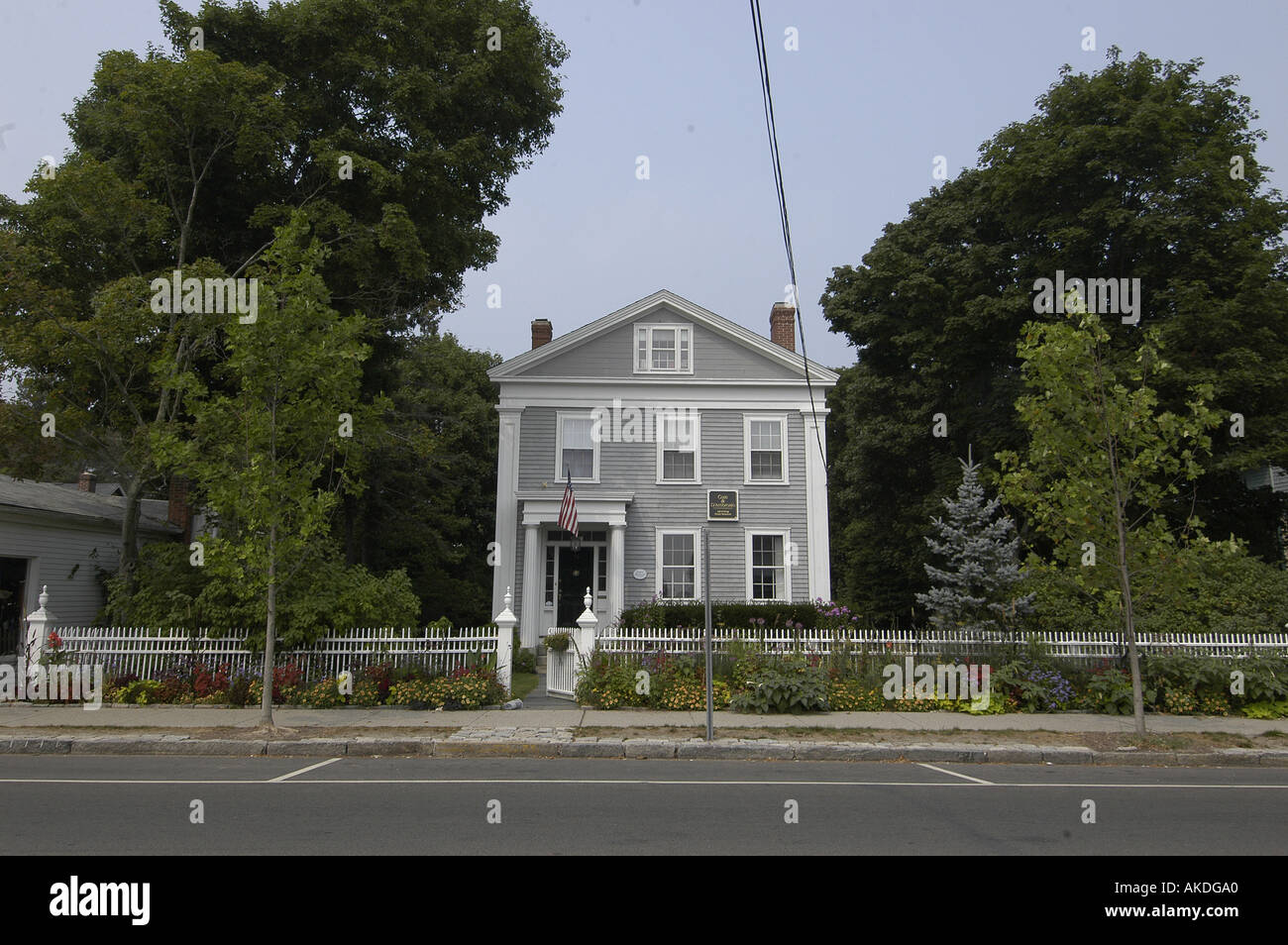 Historical main street Wickford North Kingstown Block Island Sound