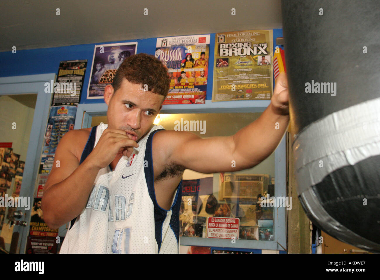 Miami Florida Allapatah Little Dominican Republic Teo Cruz Boxing Gym
