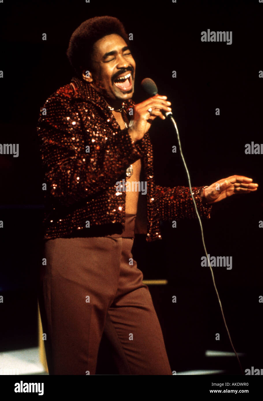 GEORGE McCRAE US singer in 1974 Stock Photo