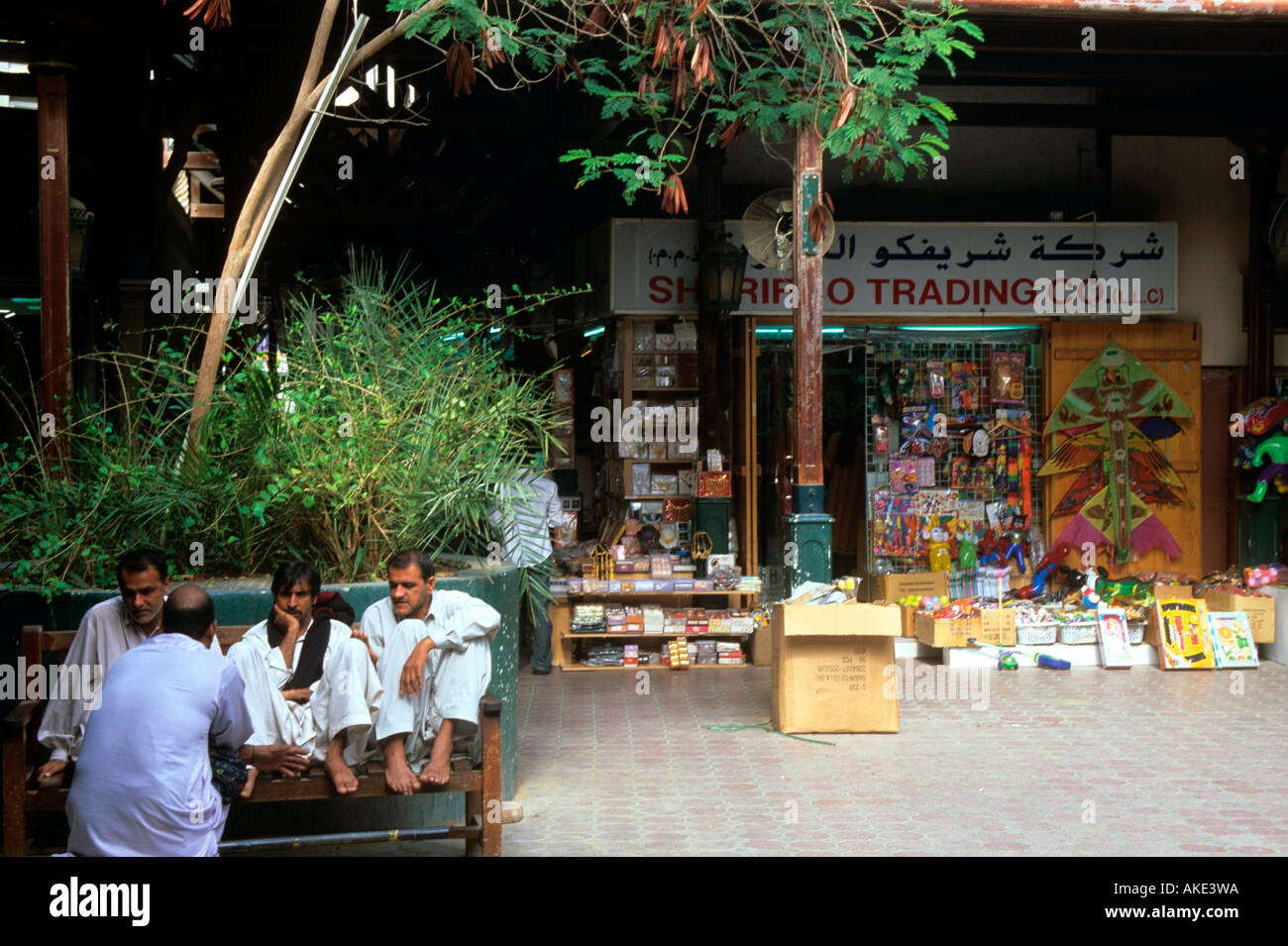 UAE, Dubai, Szene im Deira Souq Stock Photo