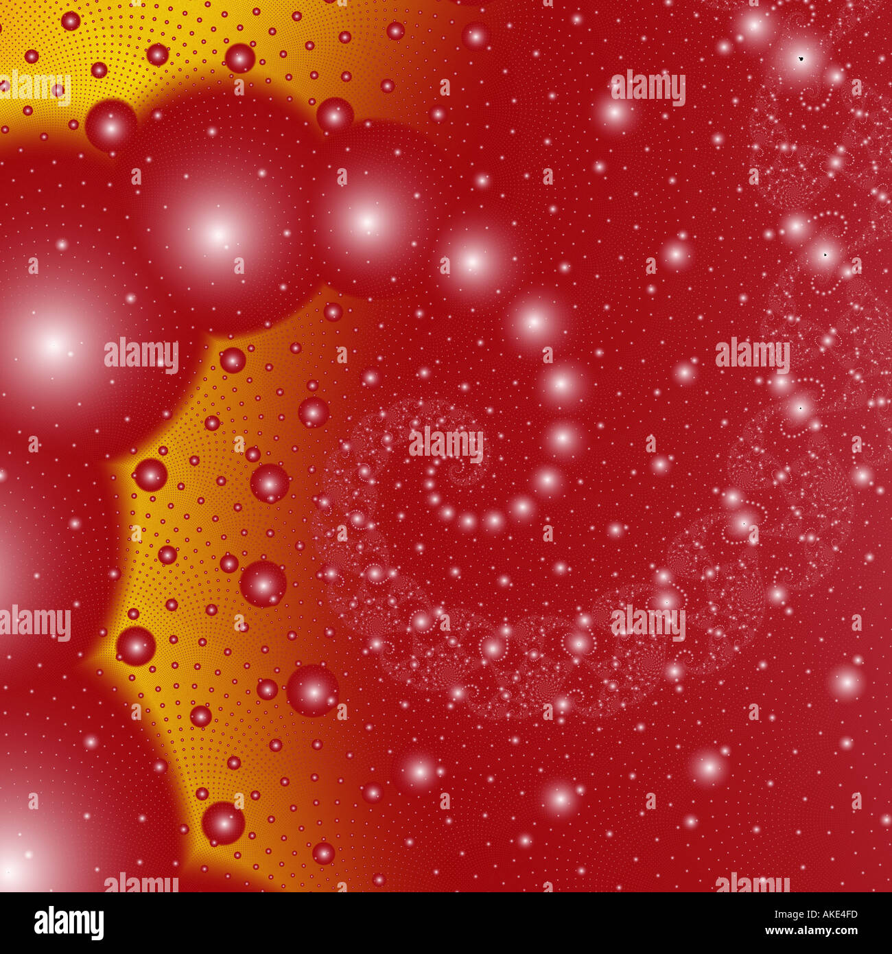 Abstract computer generated fractal Stock Photo
