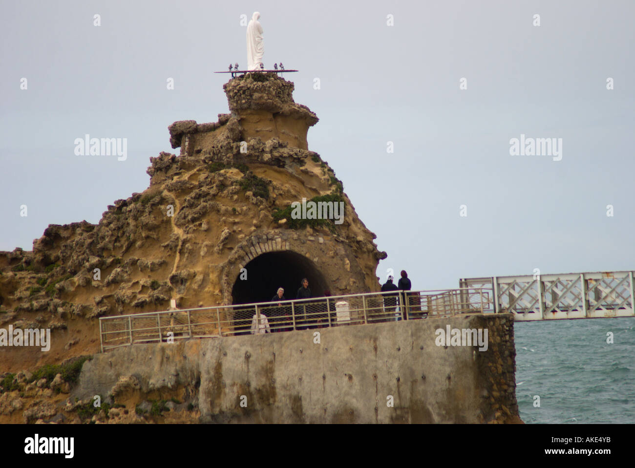Le Rocher de la Vierge Stock Photo Alamy