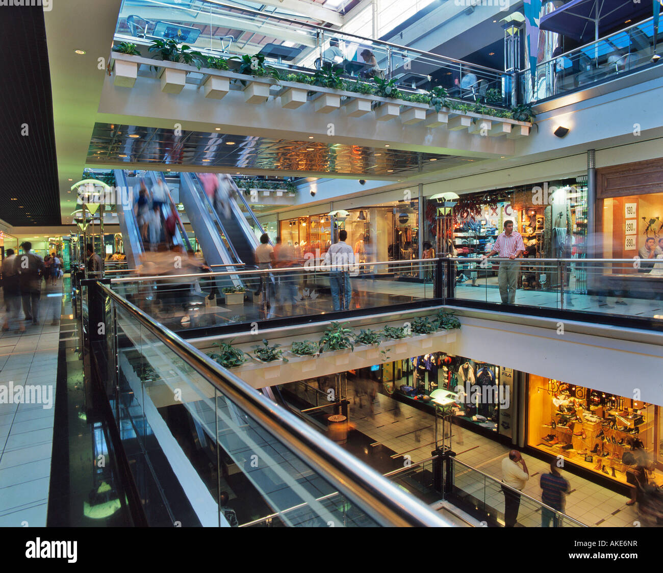 Akmerkez Modern Shopping Mall at Istanbul Turkey Stock Photo