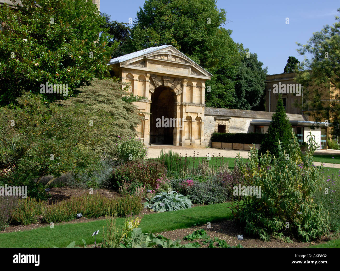 University of Oxford Botanic Garden Gateway Stock Photo - Alamy