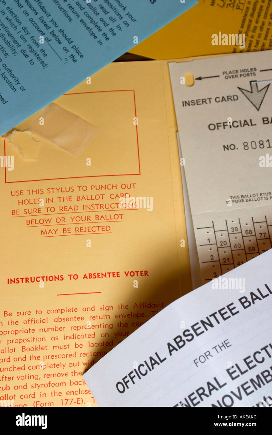 Ballot confusion hi-res stock photography and images - Alamy