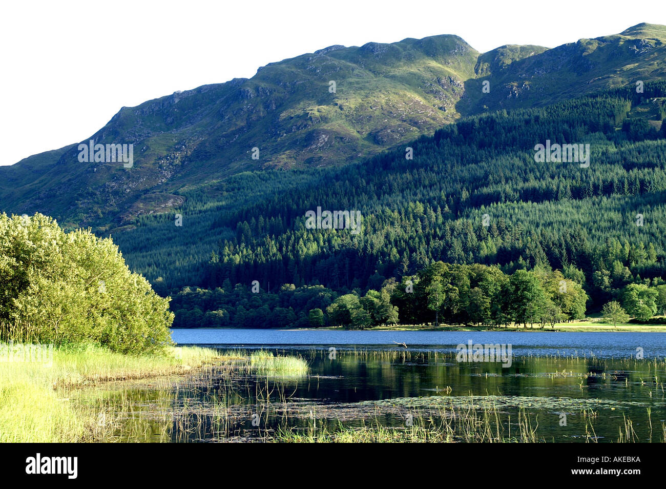 Loch Lubnaig near Strathyre Scotland Stock Photo Alamy