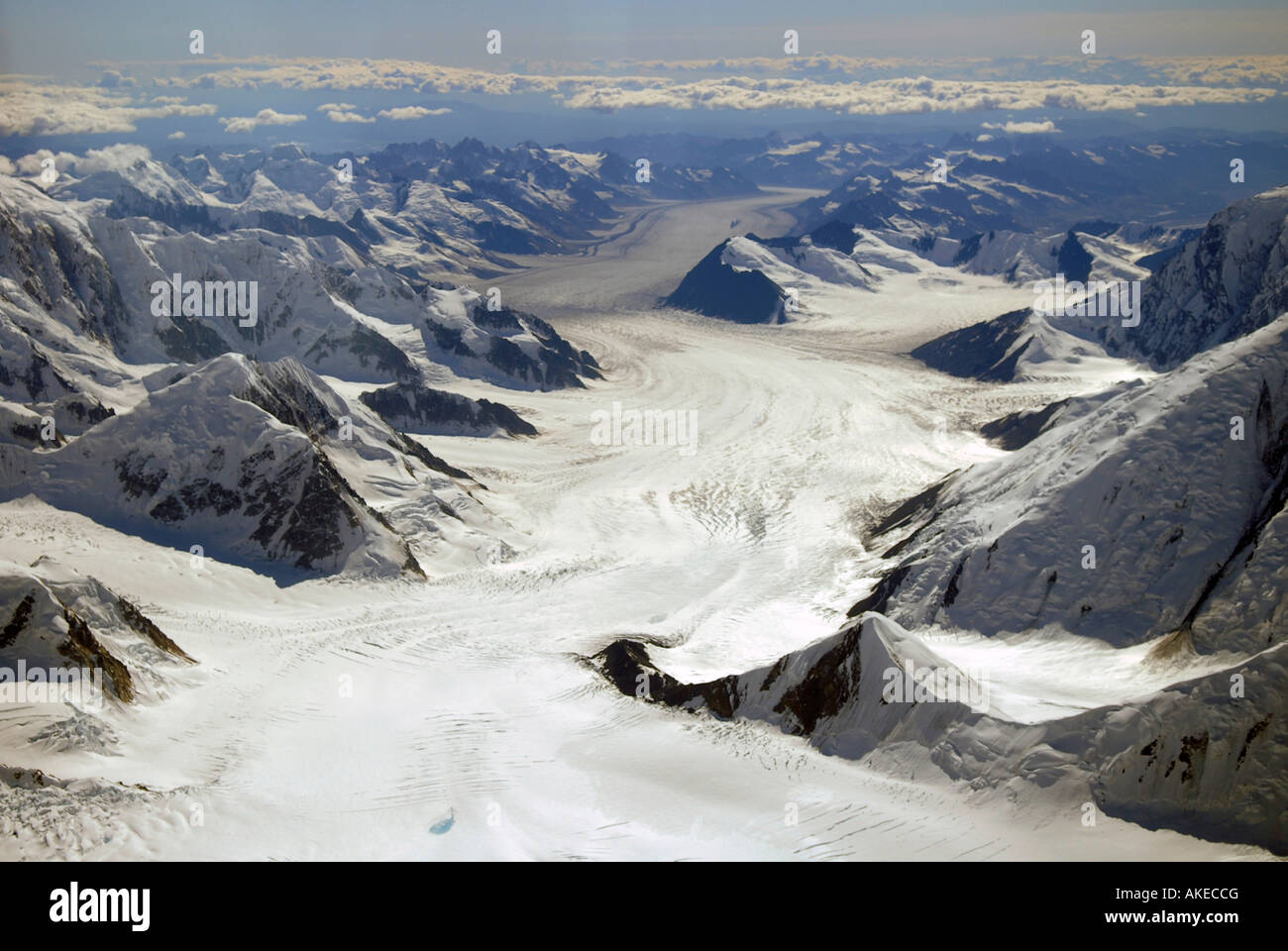 Aerial Views Of Mt McKinley Denali National Park Alaska AK U S United ...