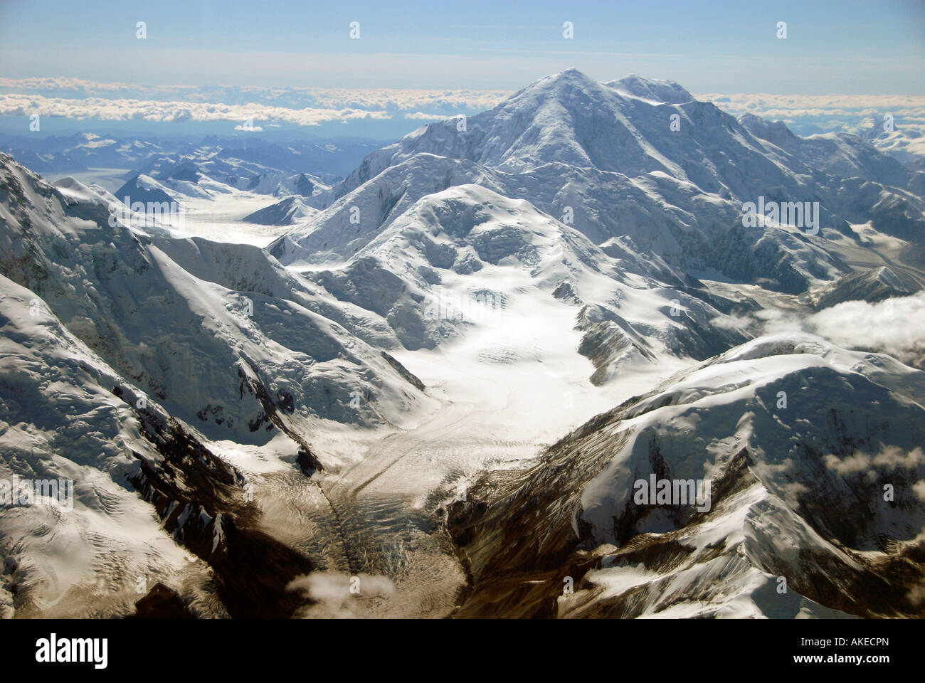 Aerial Views Of Mt Mckinley Denali National Park Alaska Ak U S United States Snow Covered 6406