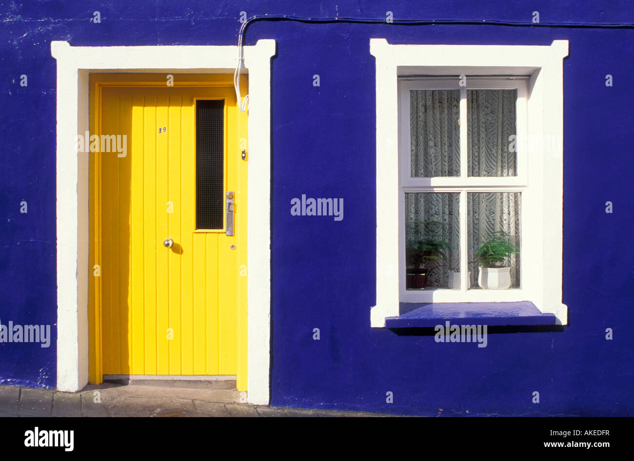 characteristic houses, dingle peninsula, south ireland Stock Photo Alamy