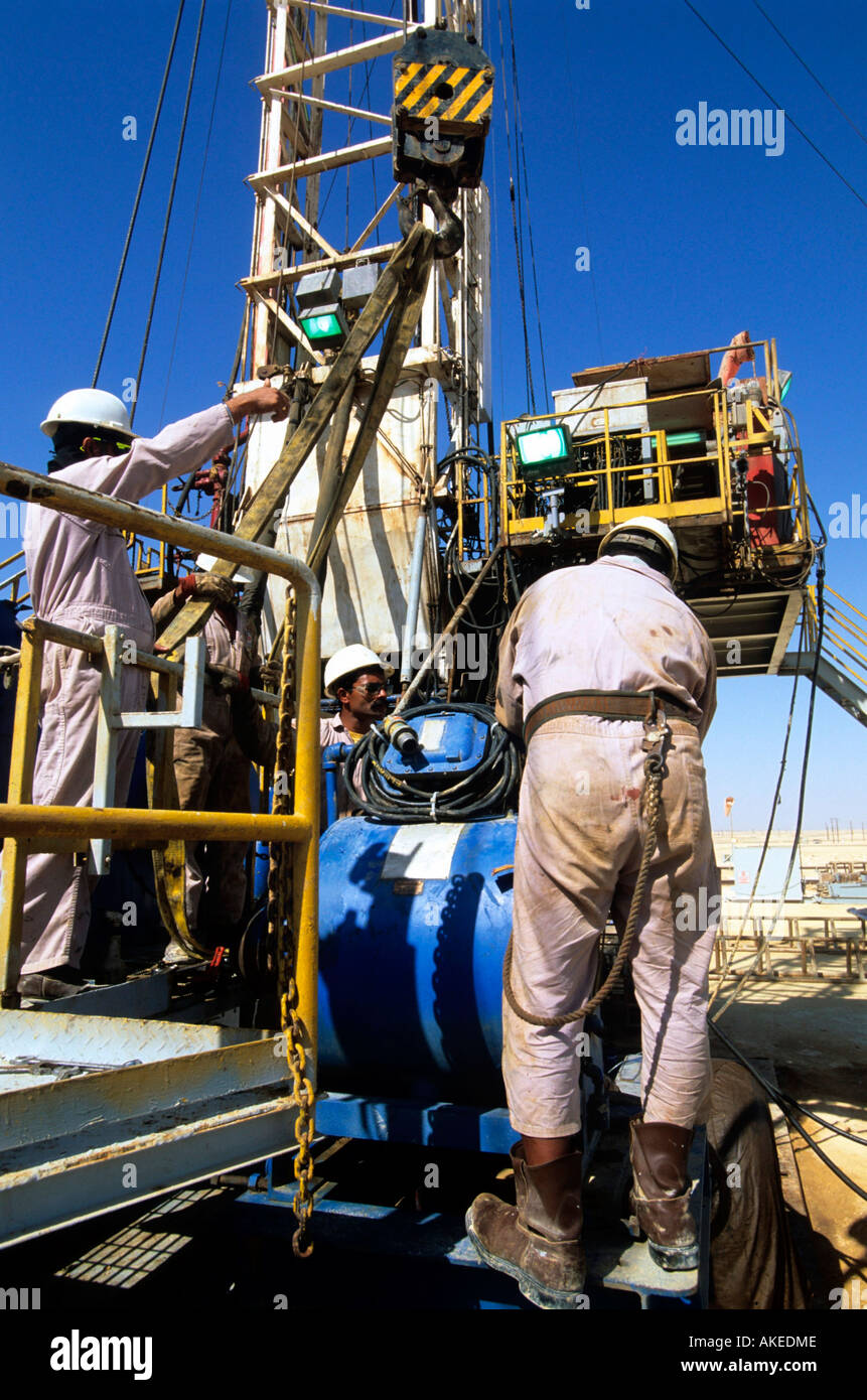 OM, Oman, Marmul im Süden des Oman, Ölfeld Stock Photo Alamy