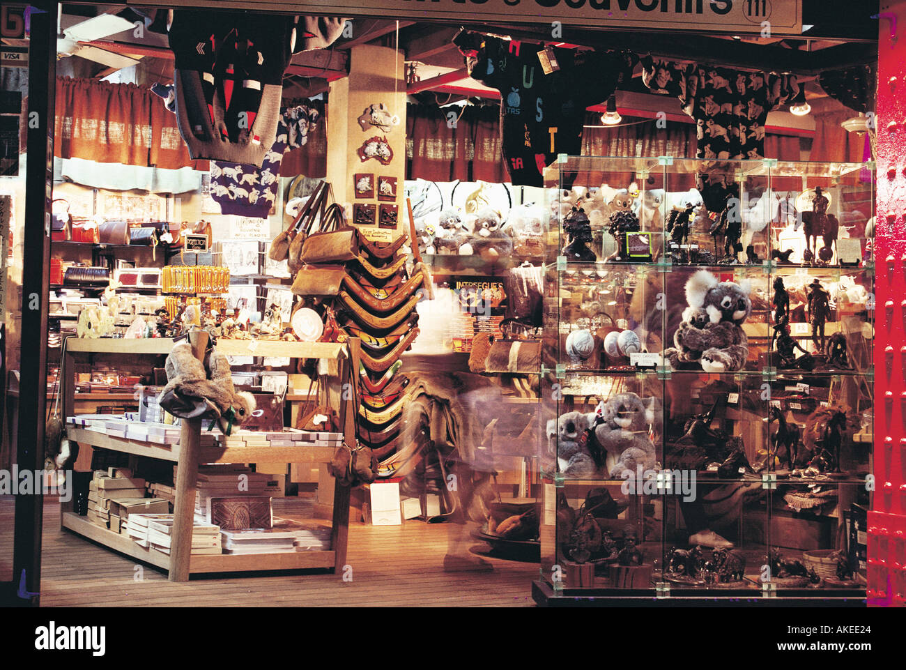 Souvenir Shop at The Rocks, Sydney Stock Photo Alamy