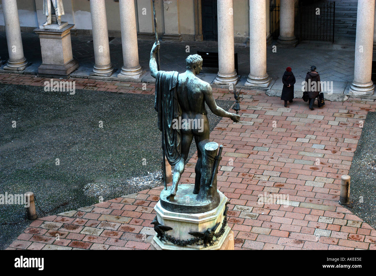 Antonio Canova s statue of Napoleon Bonaparte titled Napoleon Bonaparte as  Mars Accademia di Brera courtyard Milan Italy Stock Photo - Alamy