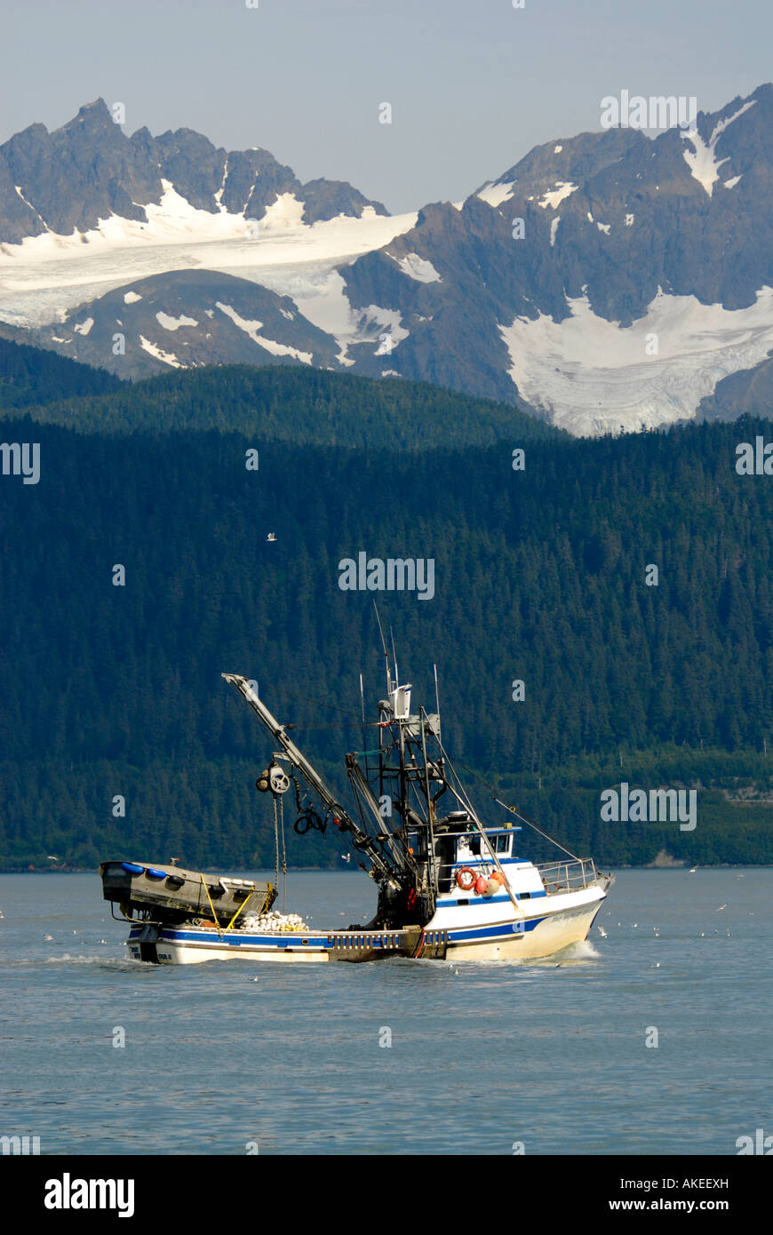 Commercial Fishing Boats in Seward Alaska AK U S United States Kenai