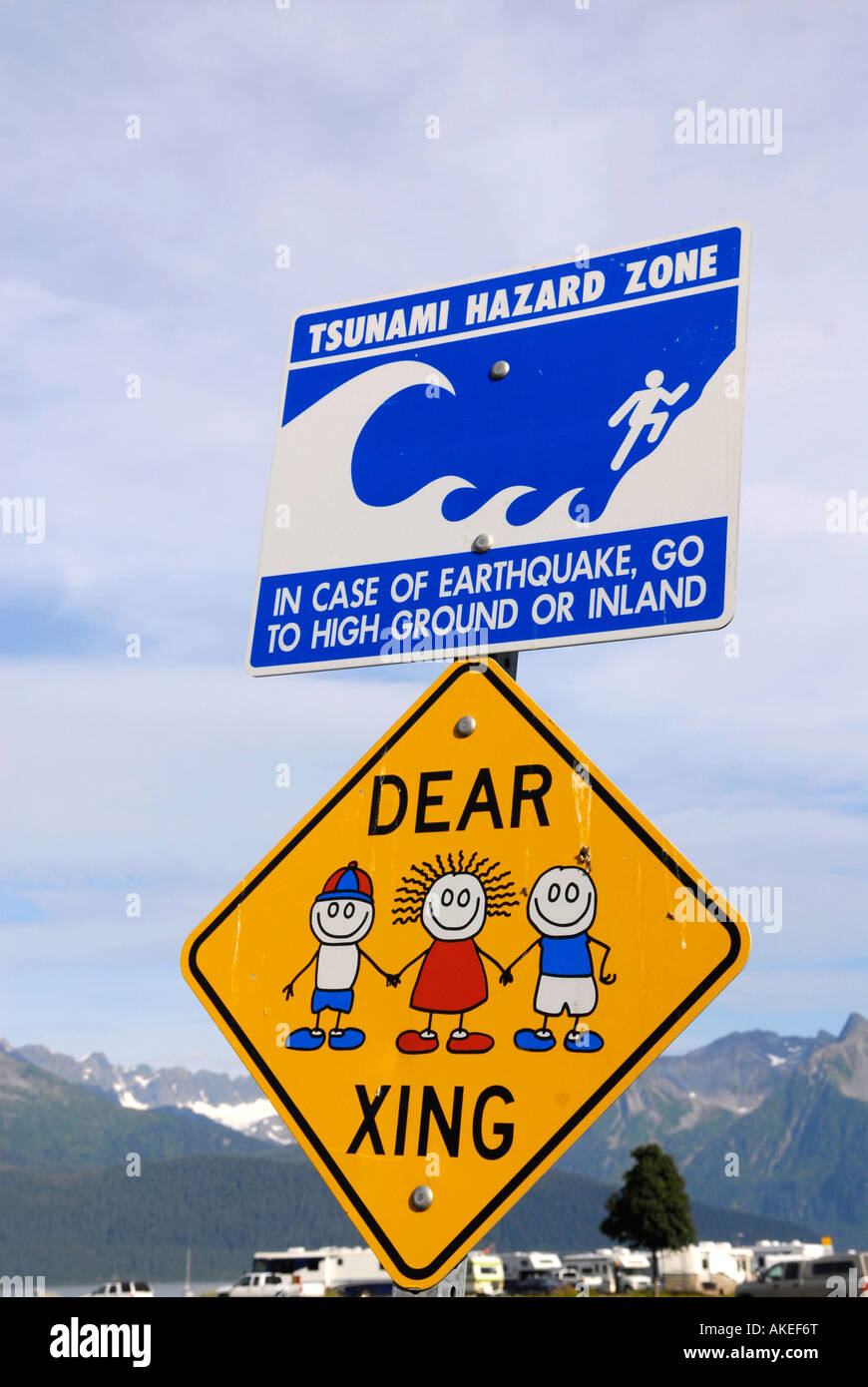 Tsunami zone alaska