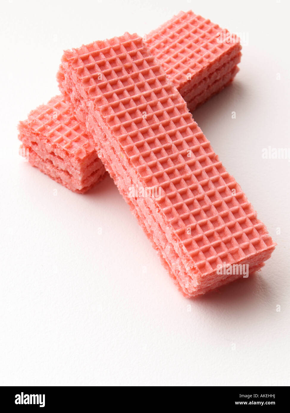 Pink wafer biscuits hires stock photography and images Alamy