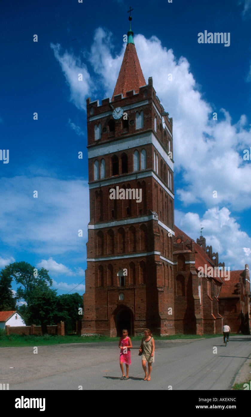 Russland, Kaliningrad (Königsberg), Prawdinsk (Friedland), Pfarrkirche