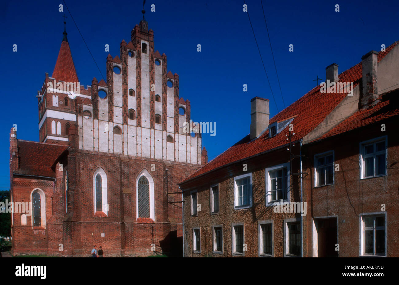 Russland, Kaliningrad (Königsberg), Prawdinsk (Friedland), Pfarrkirche