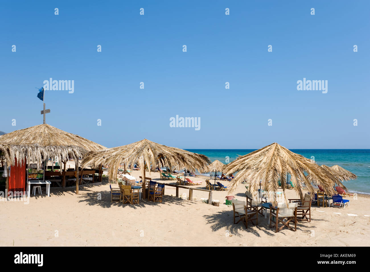 Beachfront Bar, Banana Beach, Vasilikos Peninsula, South East Coast