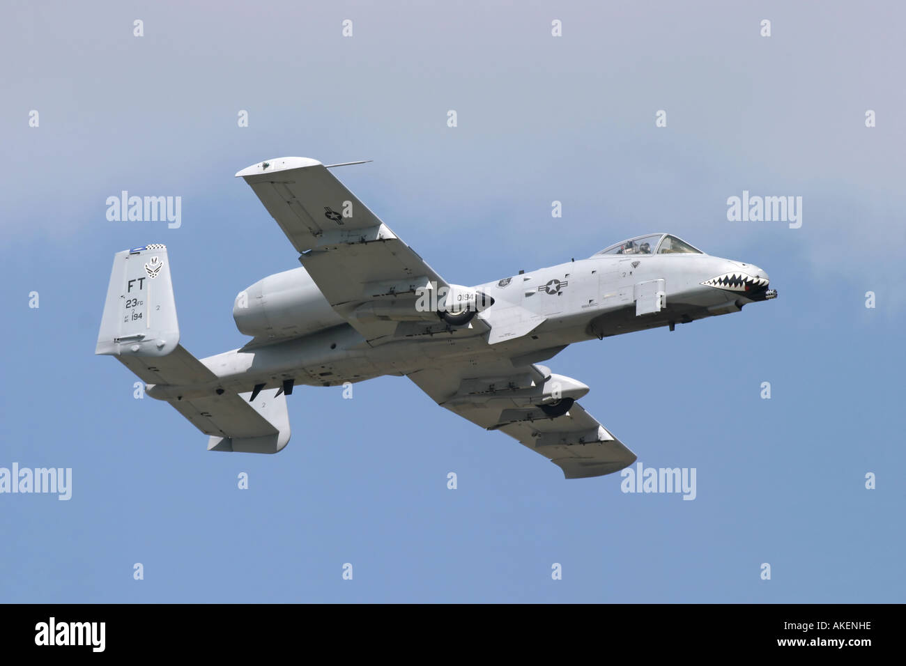 A USAF A10 Thunderbolt close support aircraft Stock Photo