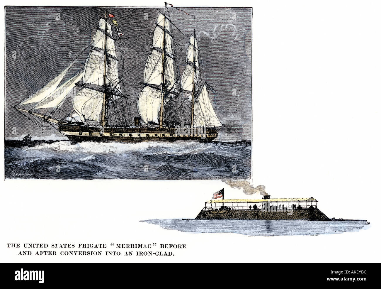 Uss Merrimack High Resolution Stock Photography and Images Alamy