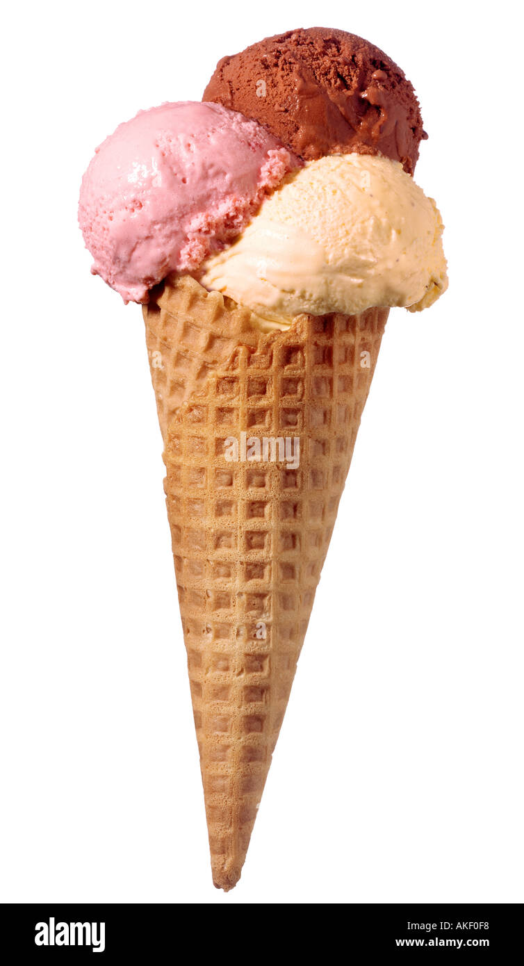 ice icecream symbol of summer food gelatti Stock Photo