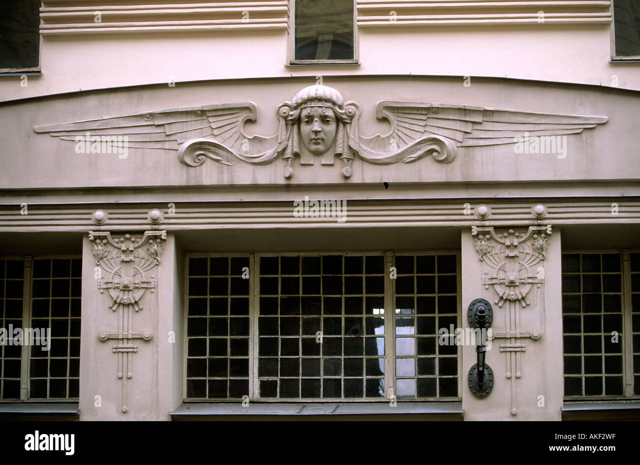 Lettland Riga Alberta Iela 4 Mietshaus Lebedinskis Haus 1904