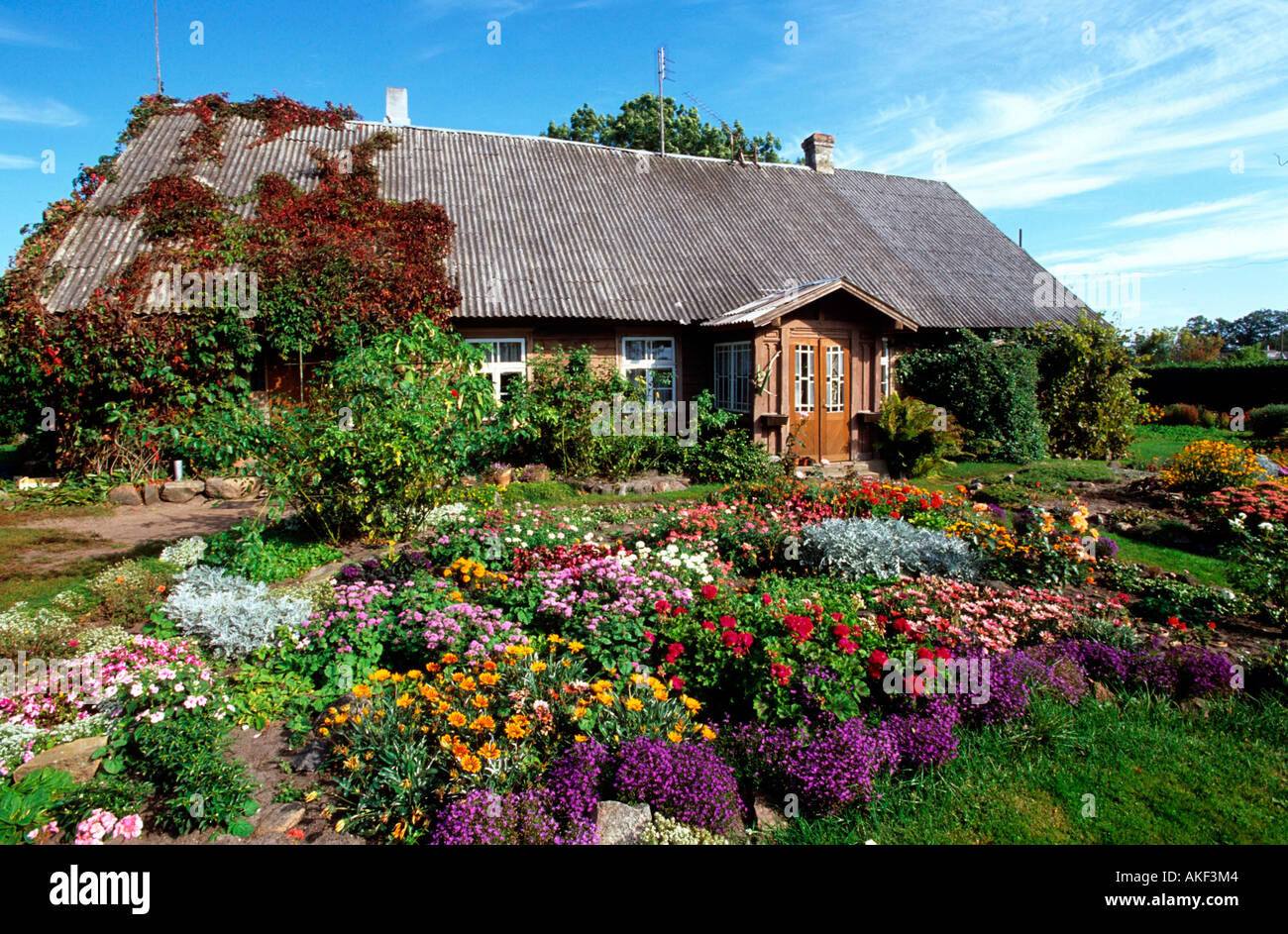 Lettland, Haus an der Küste in Valgaciemes nordwestlich von Talsi