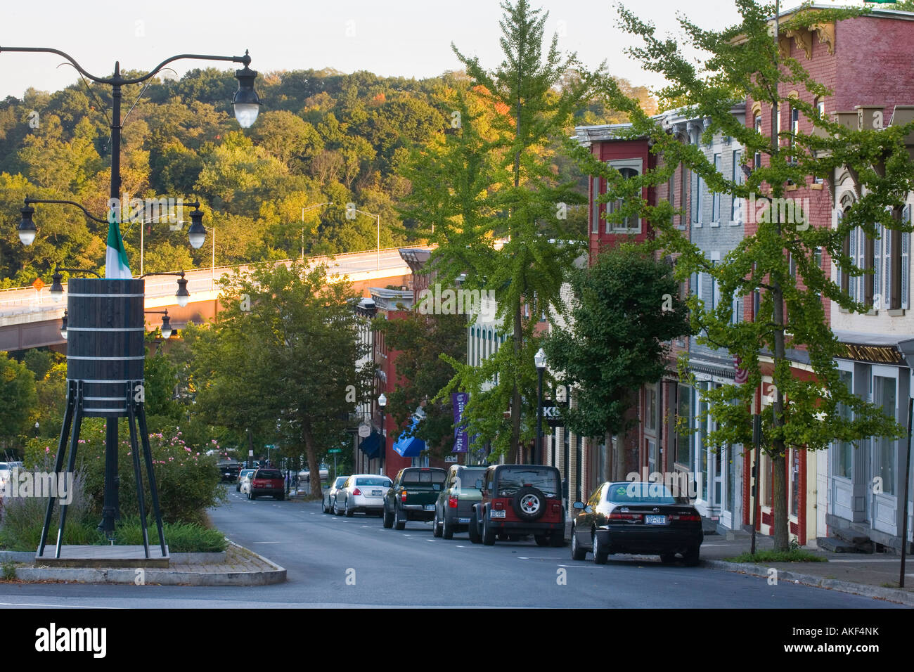 Rondout District Kingston New York Stock Photo Alamy